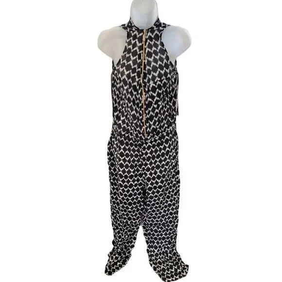 New Ivanka Trump Black/White Jumpsuit - Picture 2 of 5